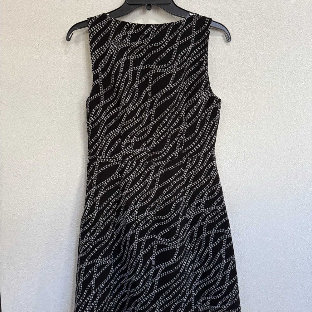 MICHAEL KORS Status Print Stretch Twill Mini Dress size XSmall - Picture 10 of 12
